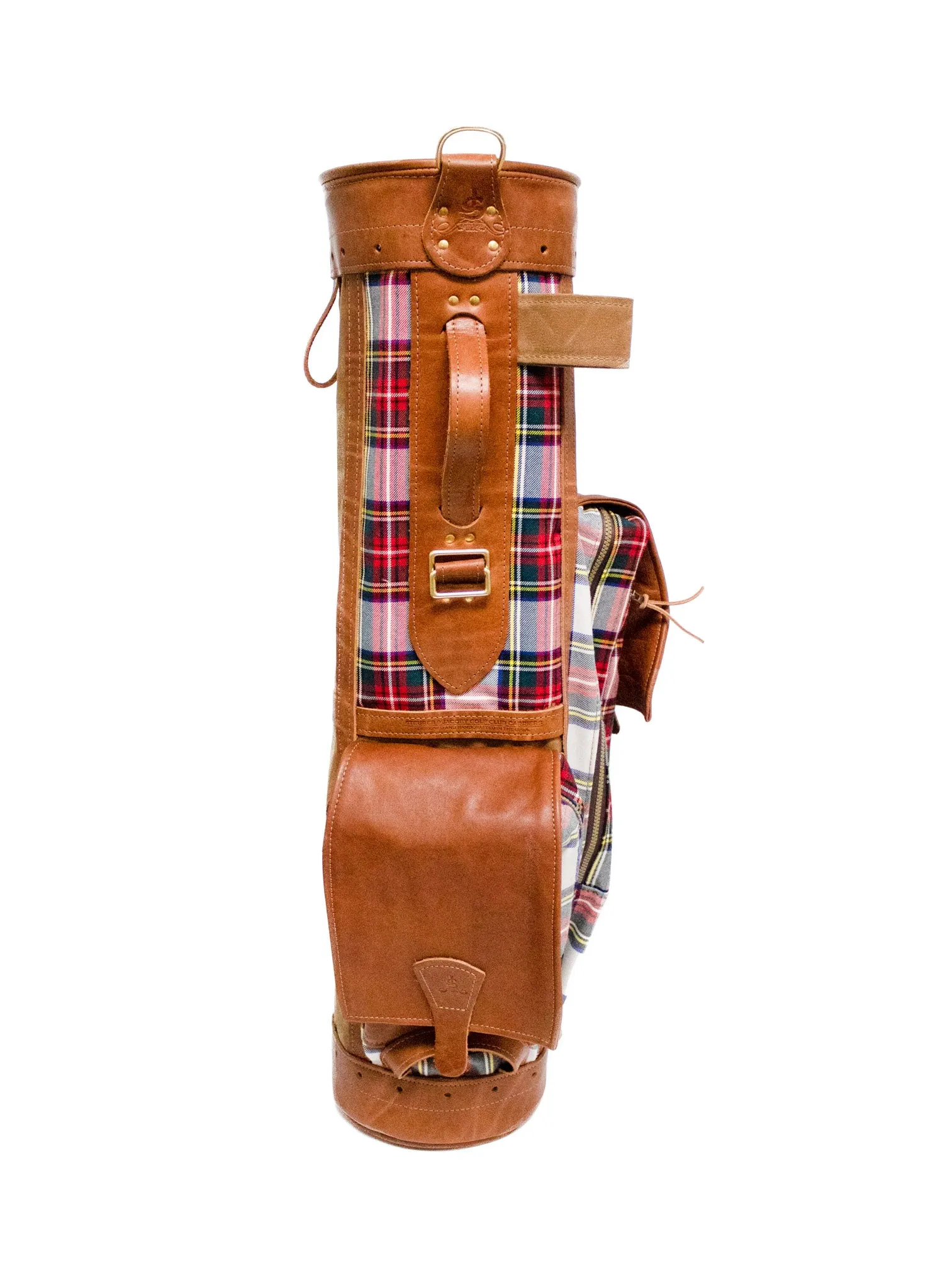 8 Airliner Style Tartan Golf Bag