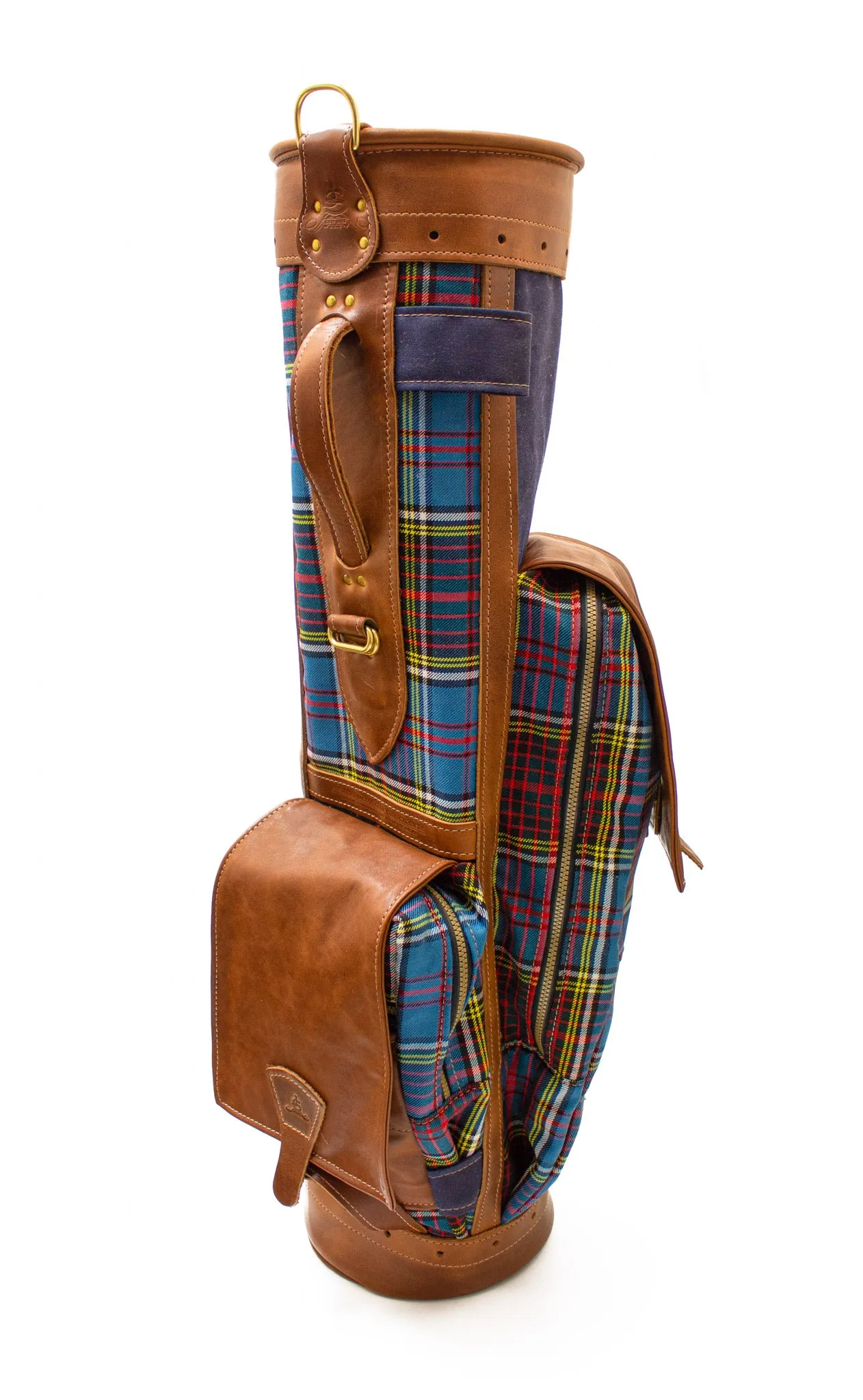 8 Airliner Style Tartan Golf Bag