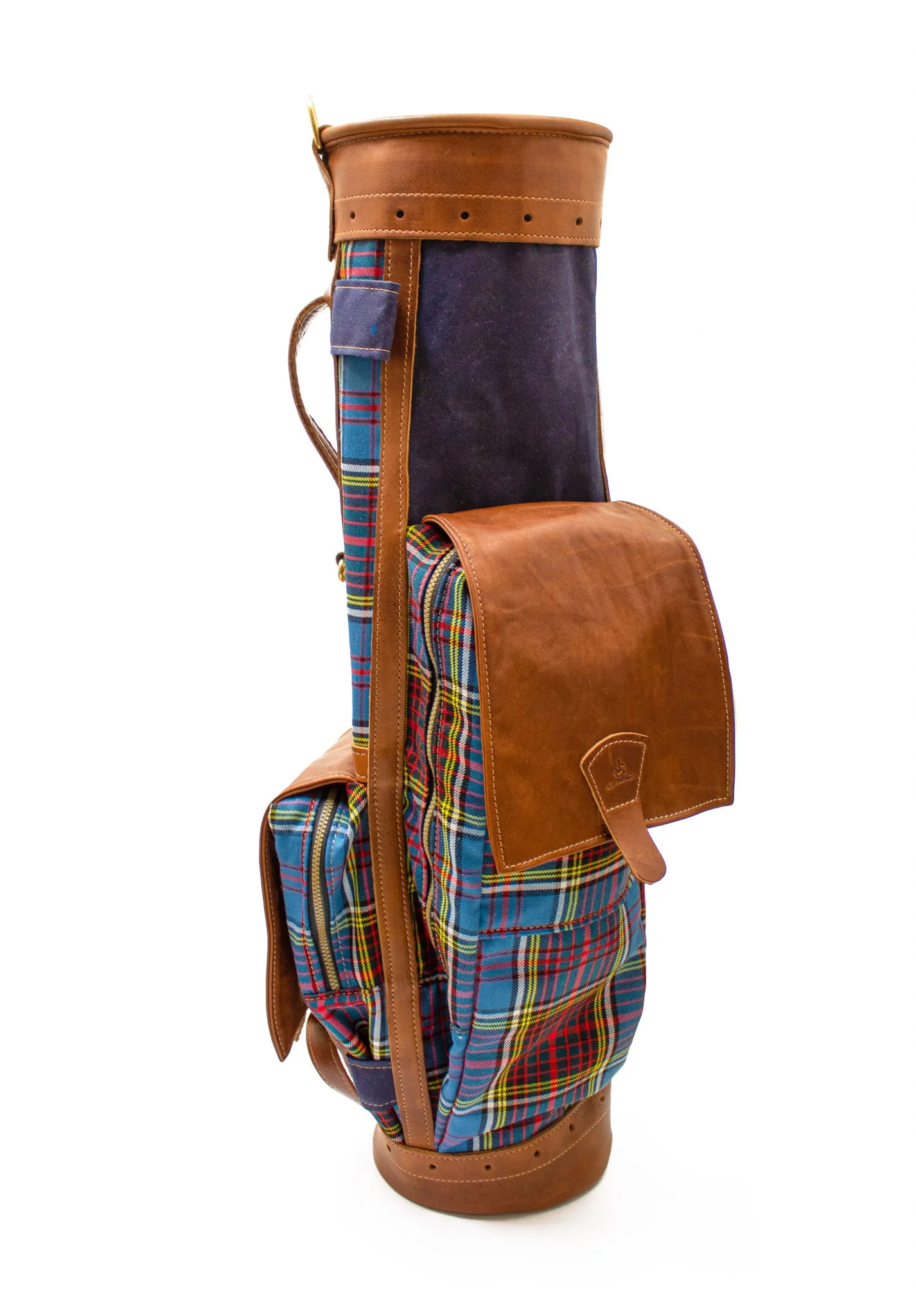 8 Airliner Style Tartan Golf Bag