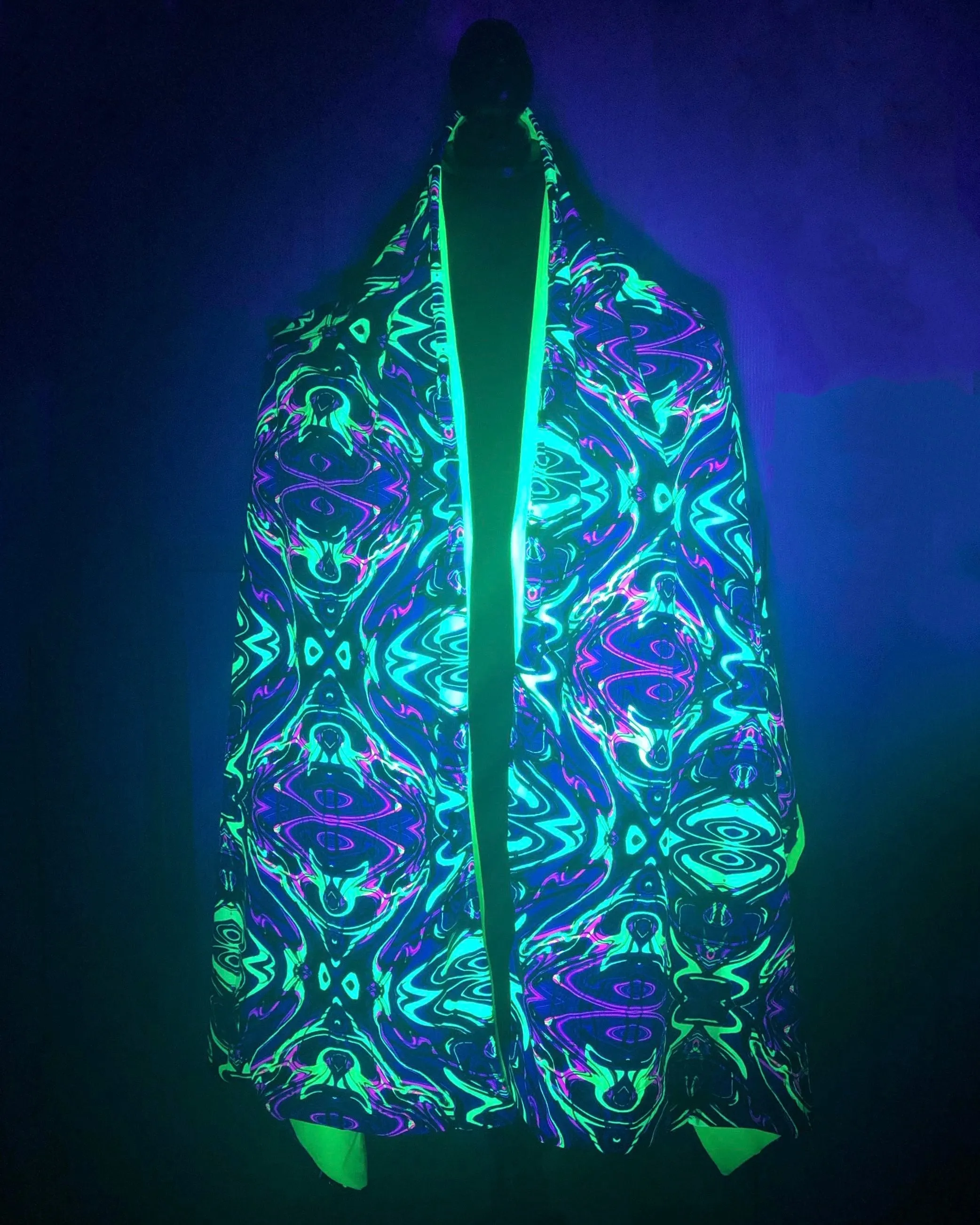 Acid Melt UV Rave Pashmina