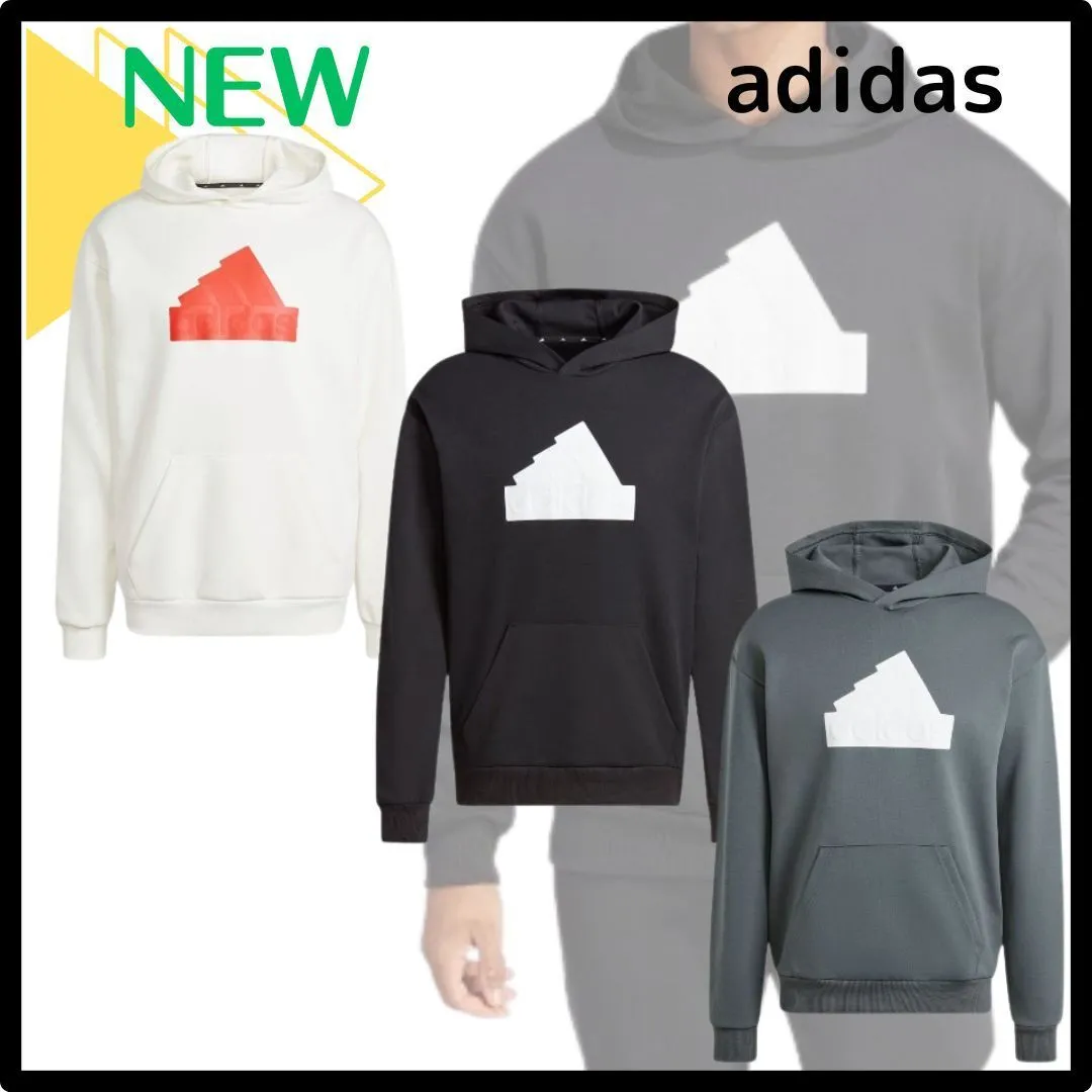 adidas  |Pullovers Street Style Long Sleeves Plain Cotton Logo