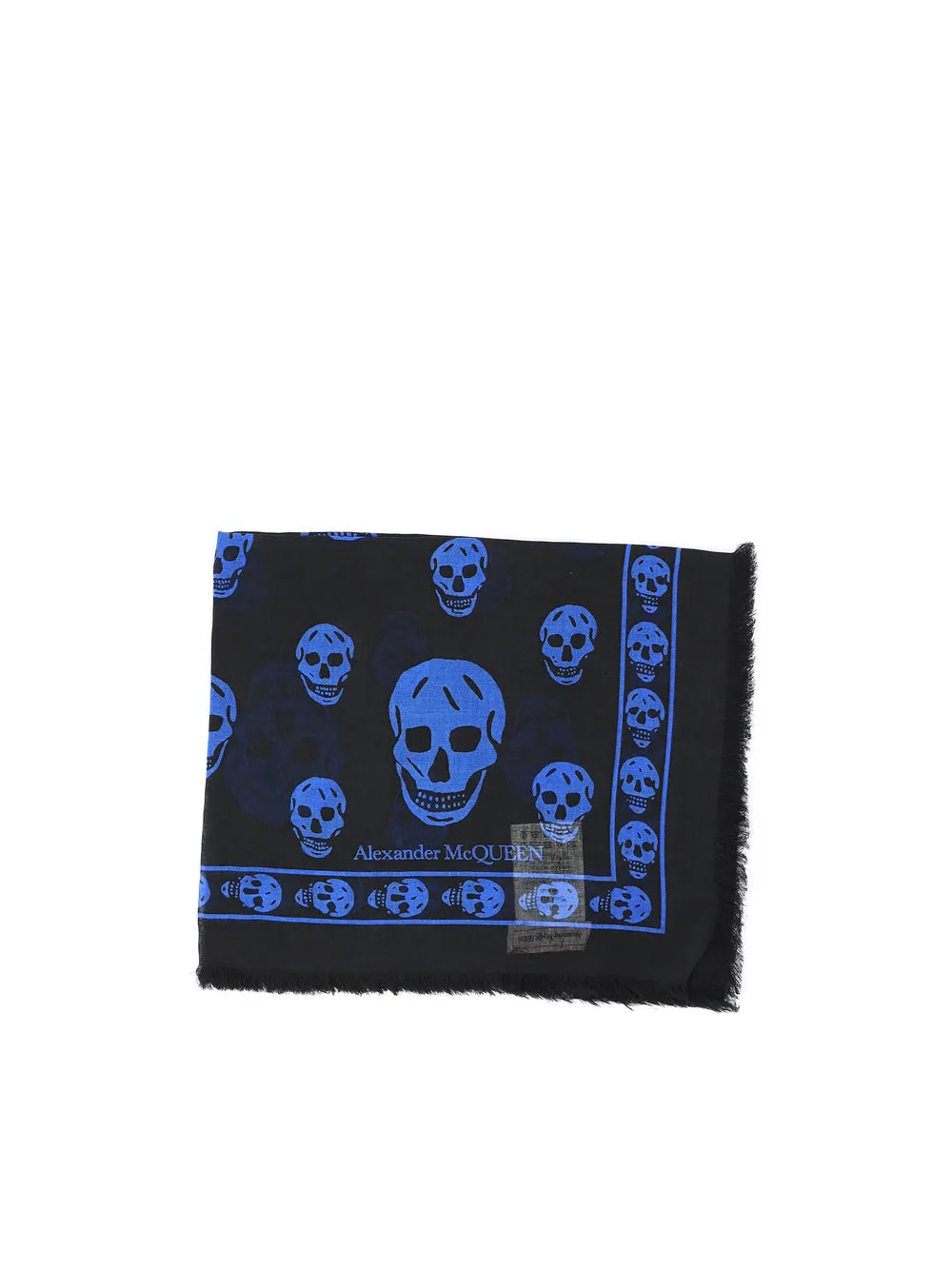 Alexander McQueen All-Over Skull Logo Scarf