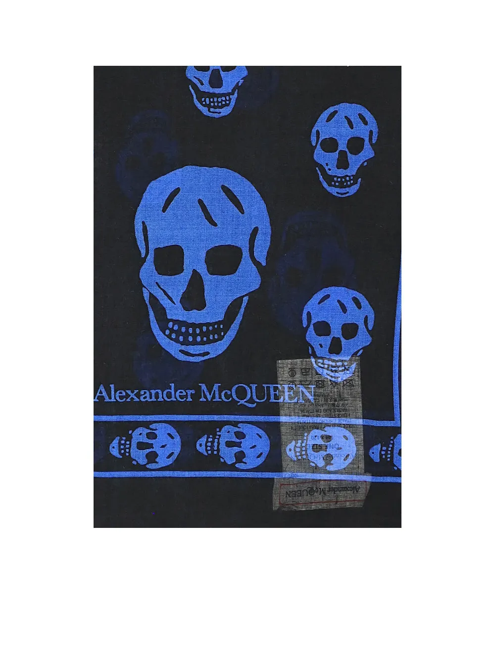 Alexander McQueen All-Over Skull Logo Scarf