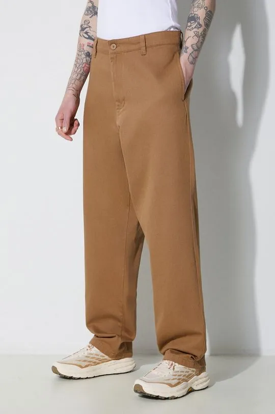 Alpha Industries trousers Chino men's beige color 146202