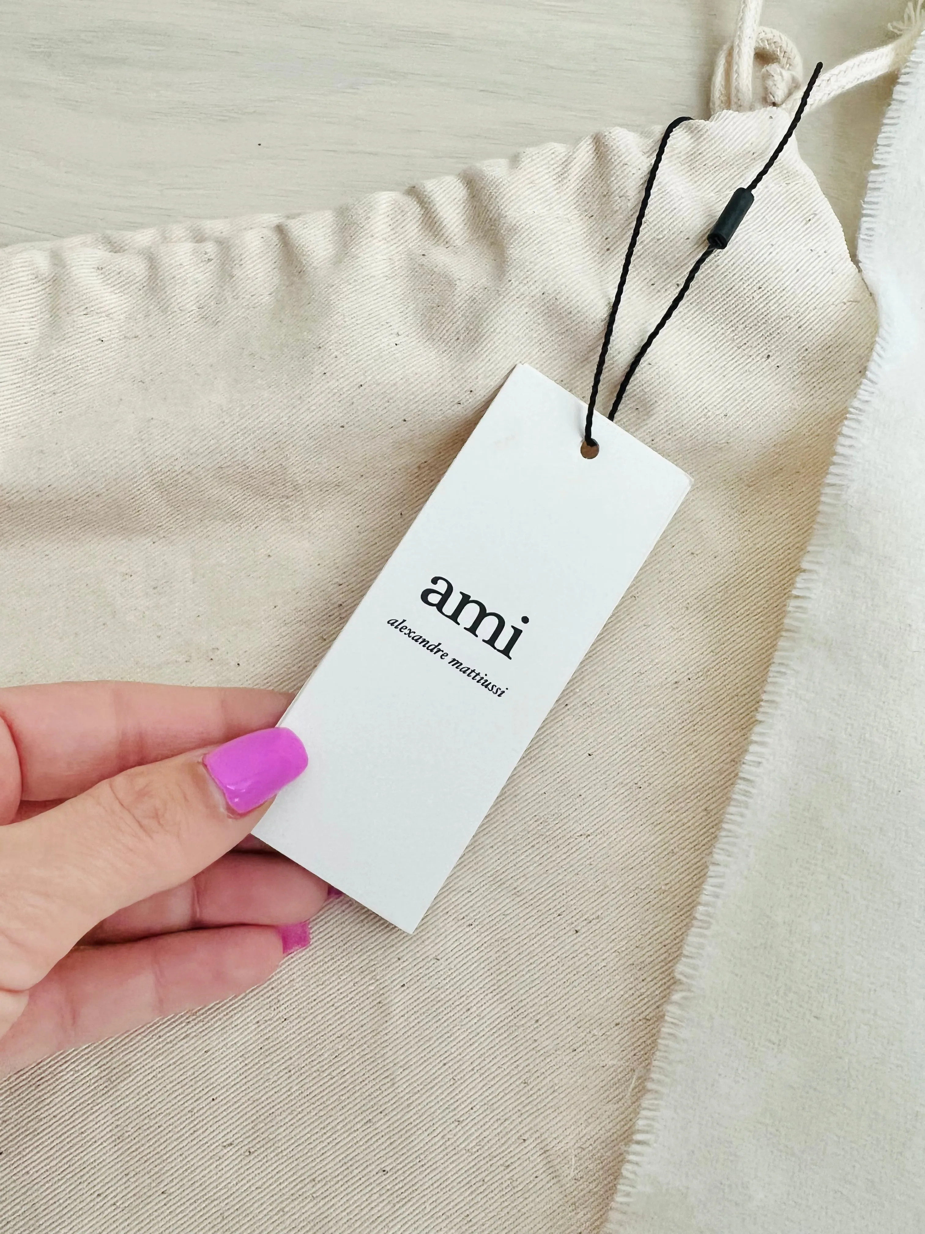 Ami Paris Ami De Couer Wool Scarf