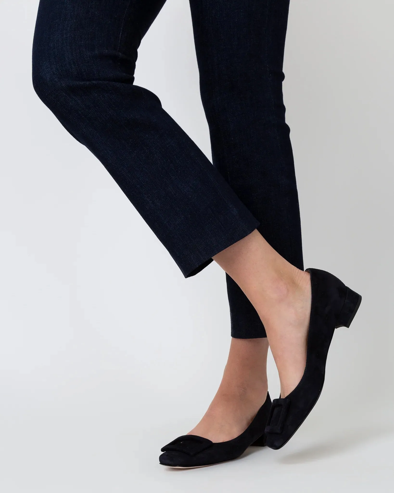 Ann Mashburn Flare Pant in Indigo Stretch Denim