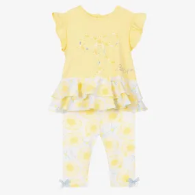 Baby Girls Yellow Leggings Set