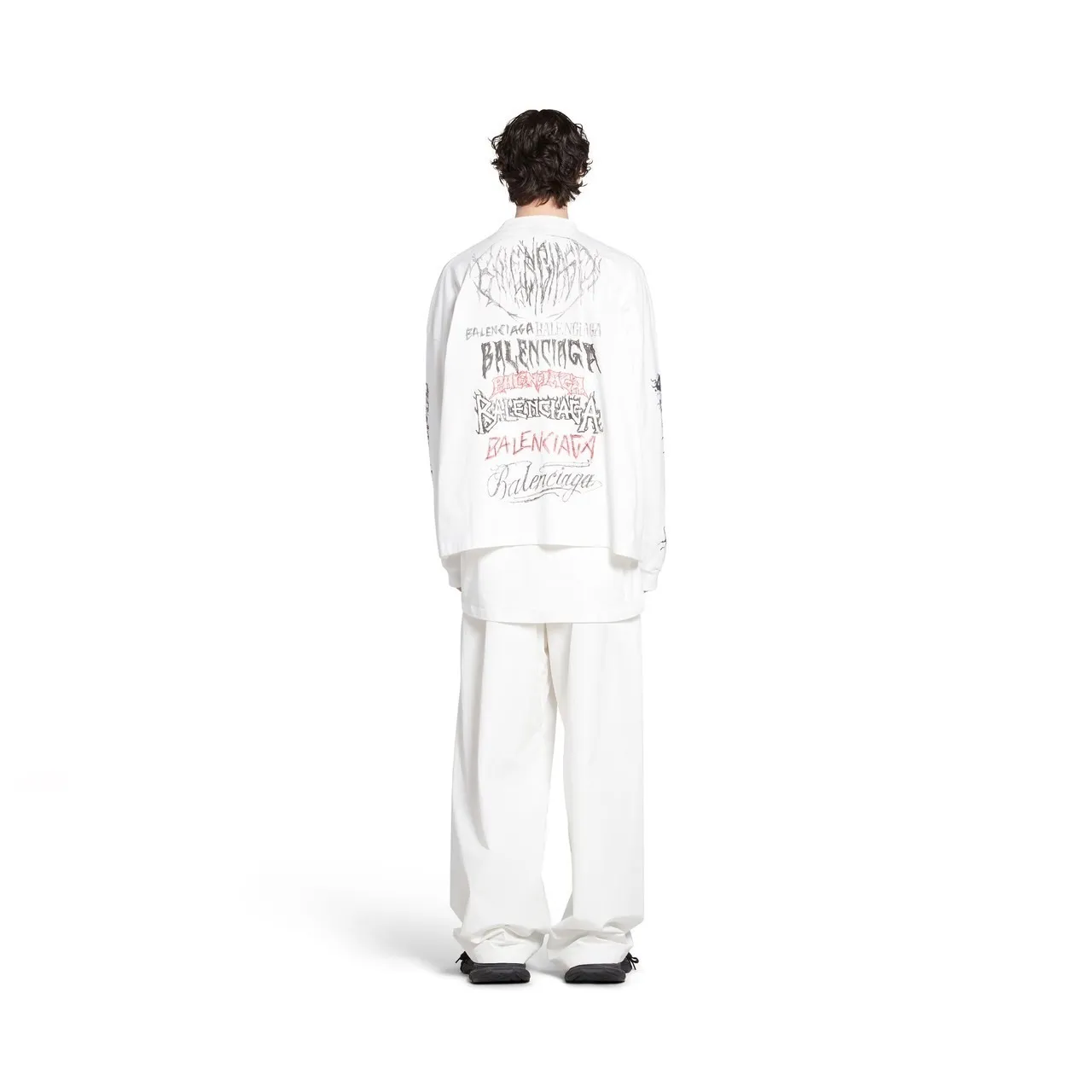 BALENCIAGA  |Crew Neck Unisex Street Style Long Sleeves