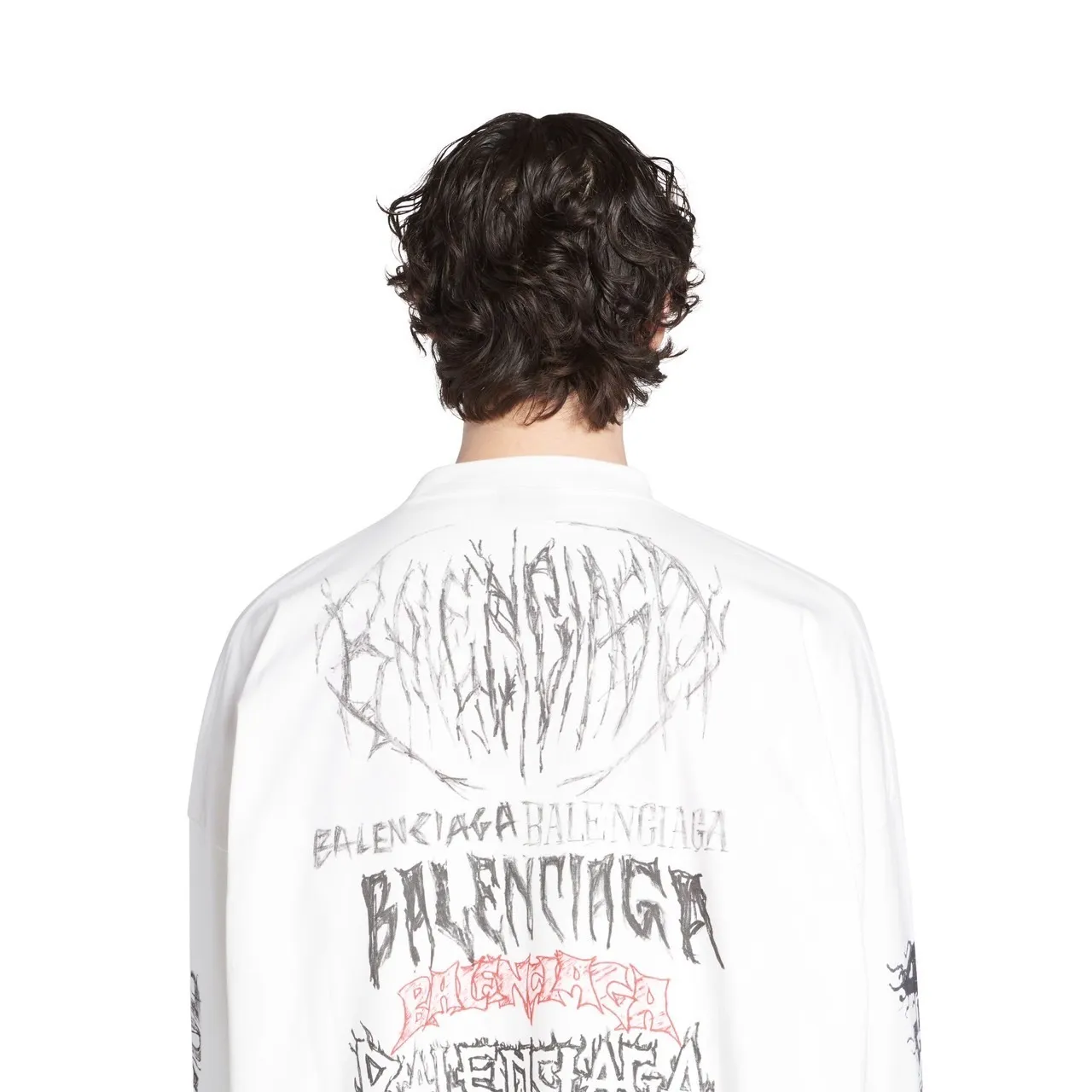 BALENCIAGA  |Crew Neck Unisex Street Style Long Sleeves