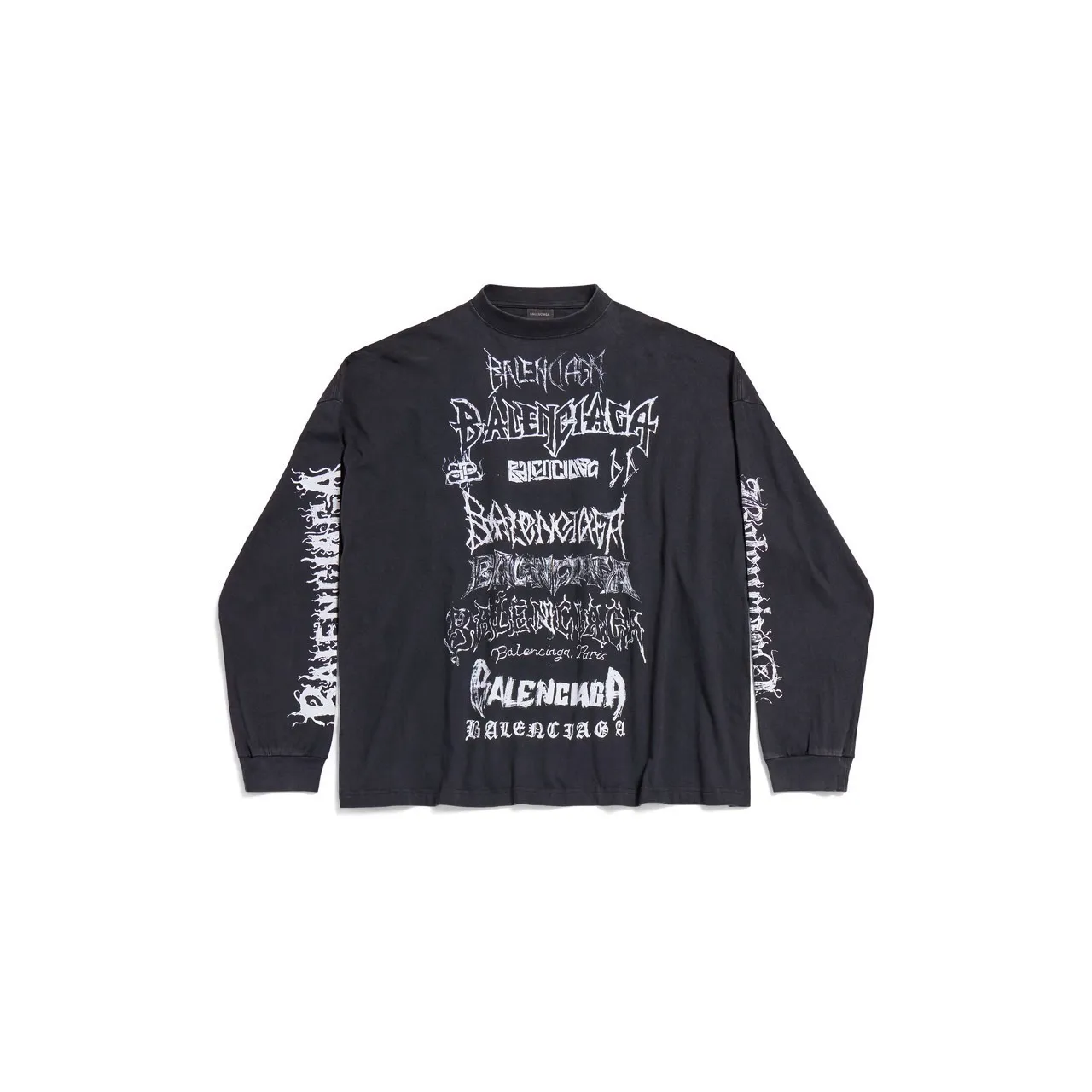 BALENCIAGA  |Crew Neck Unisex Street Style Long Sleeves