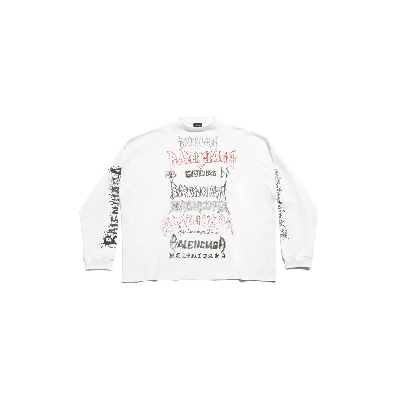 BALENCIAGA  |Crew Neck Unisex Street Style Long Sleeves