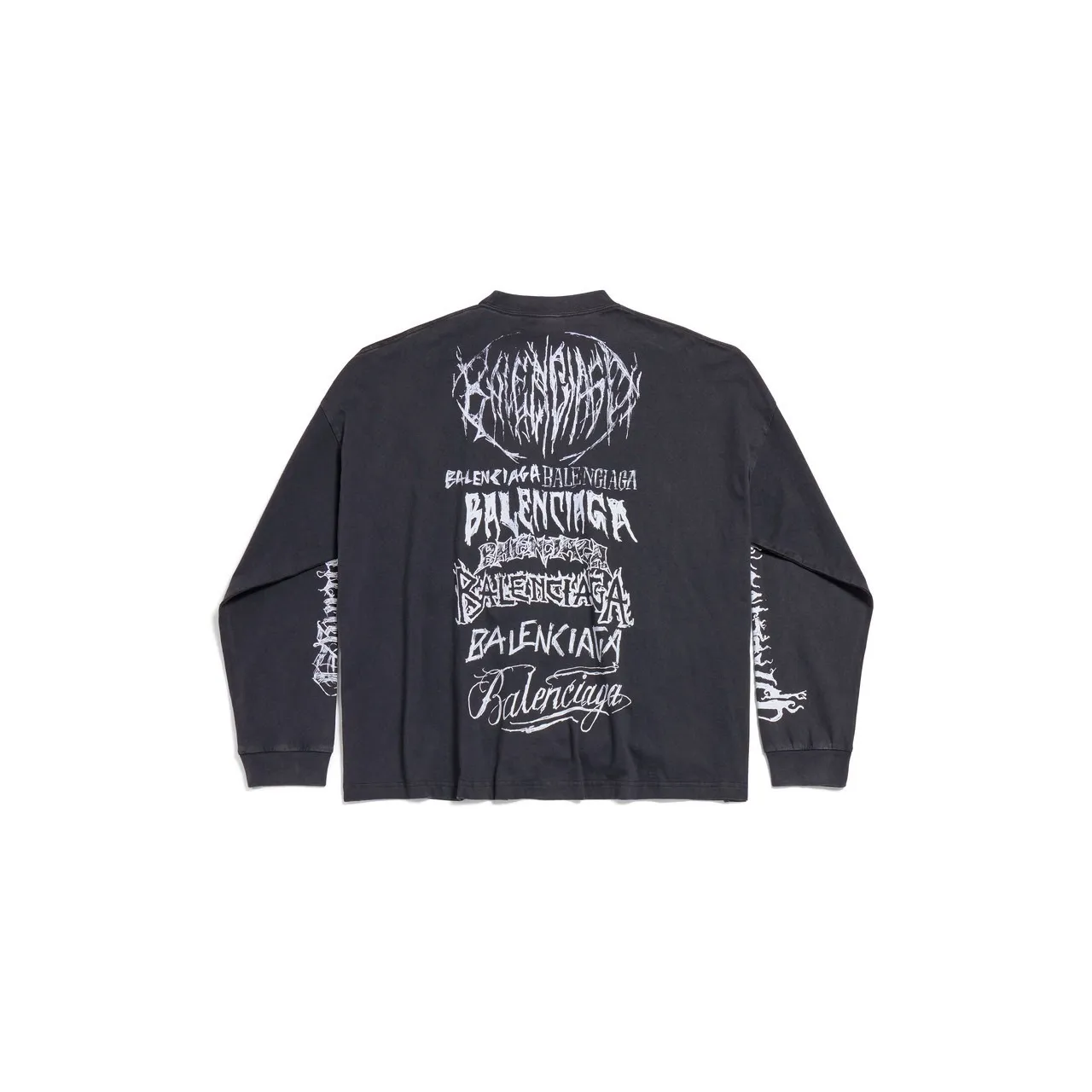 BALENCIAGA  |Crew Neck Unisex Street Style Long Sleeves