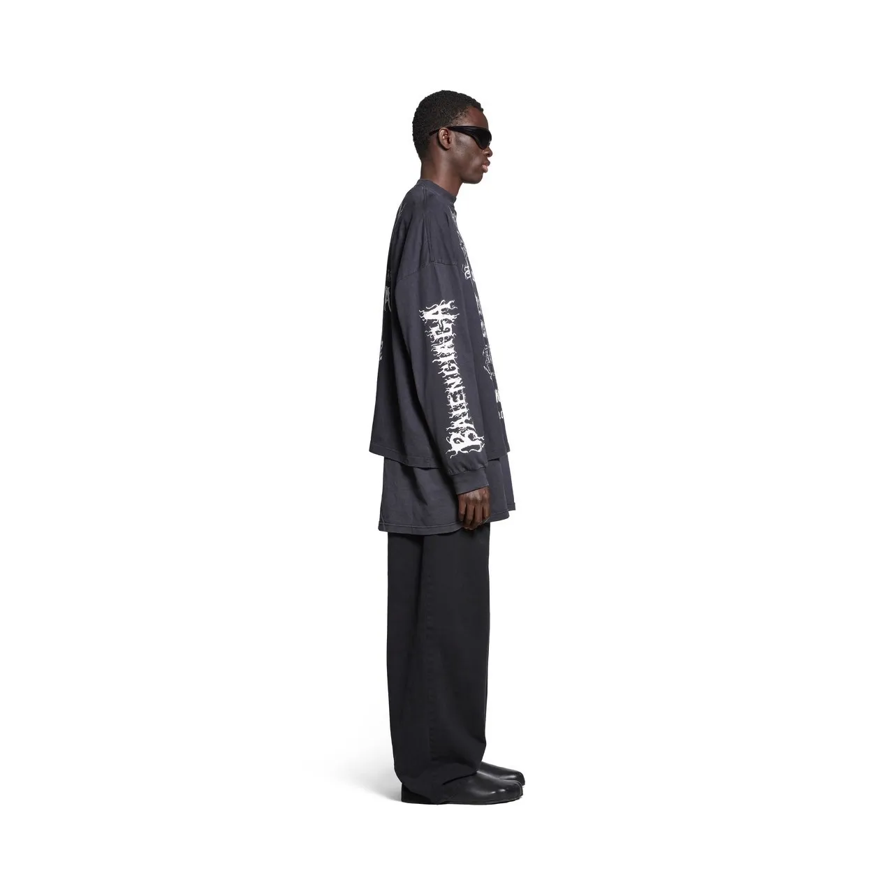 BALENCIAGA  |Crew Neck Unisex Street Style Long Sleeves