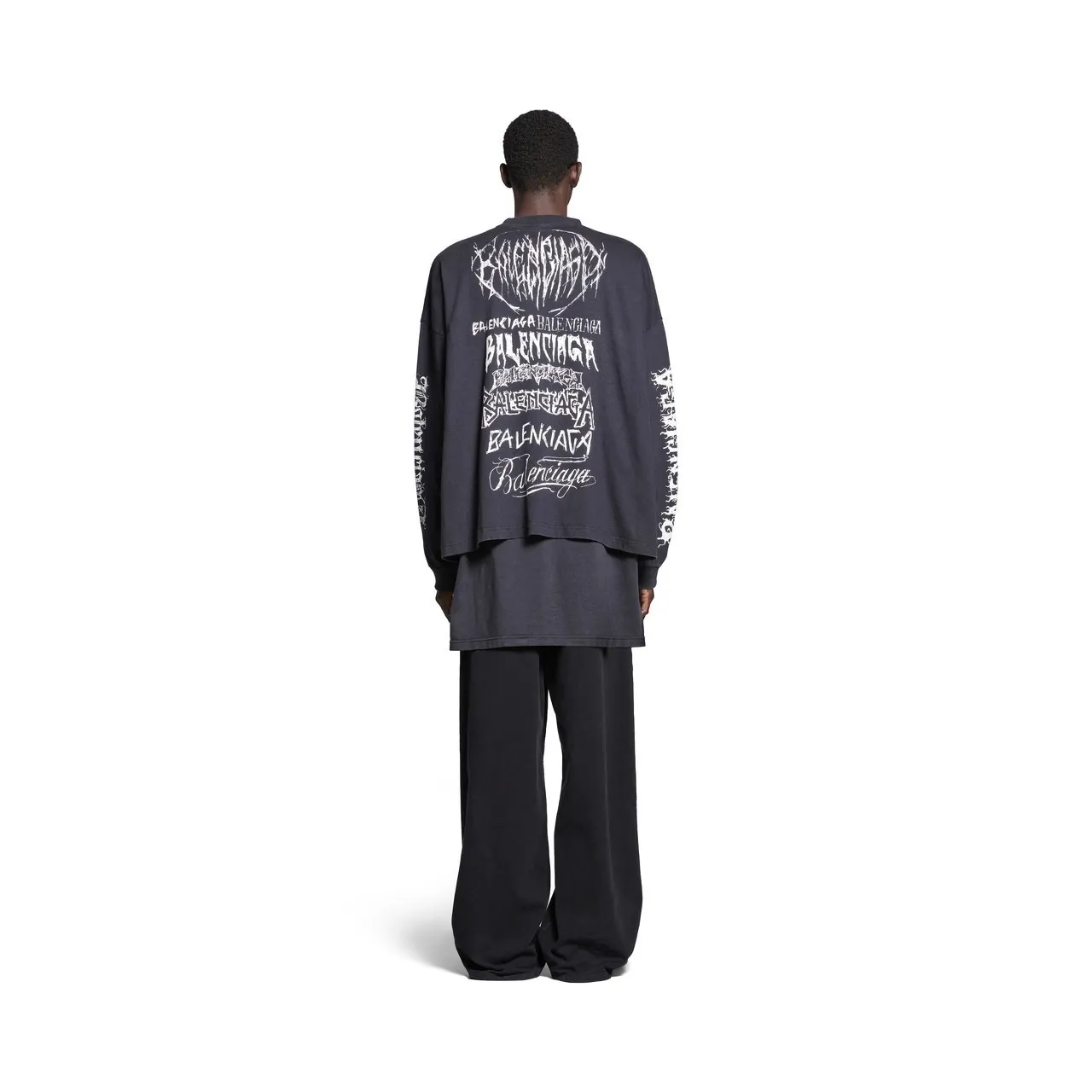 BALENCIAGA  |Crew Neck Unisex Street Style Long Sleeves