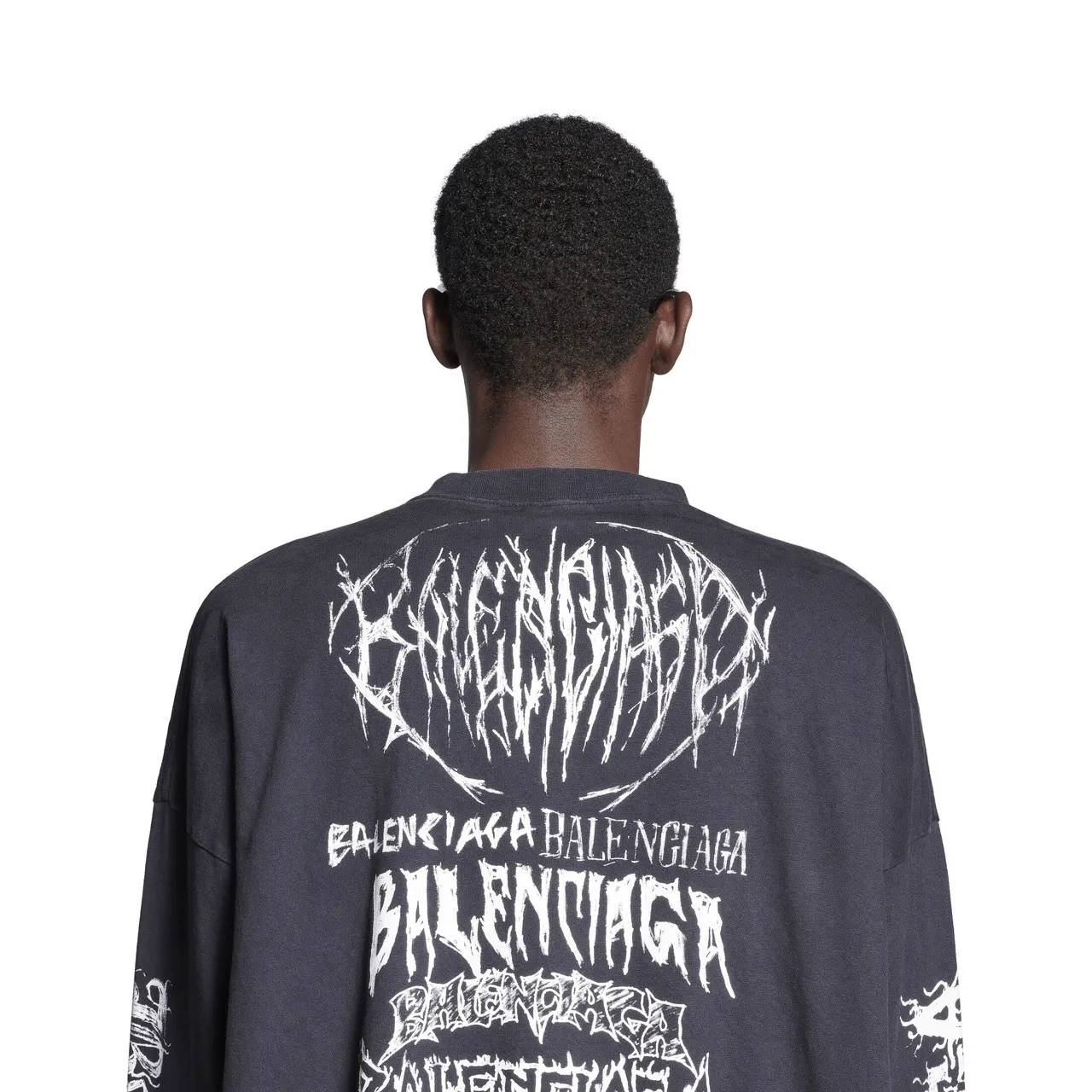 BALENCIAGA  |Crew Neck Unisex Street Style Long Sleeves