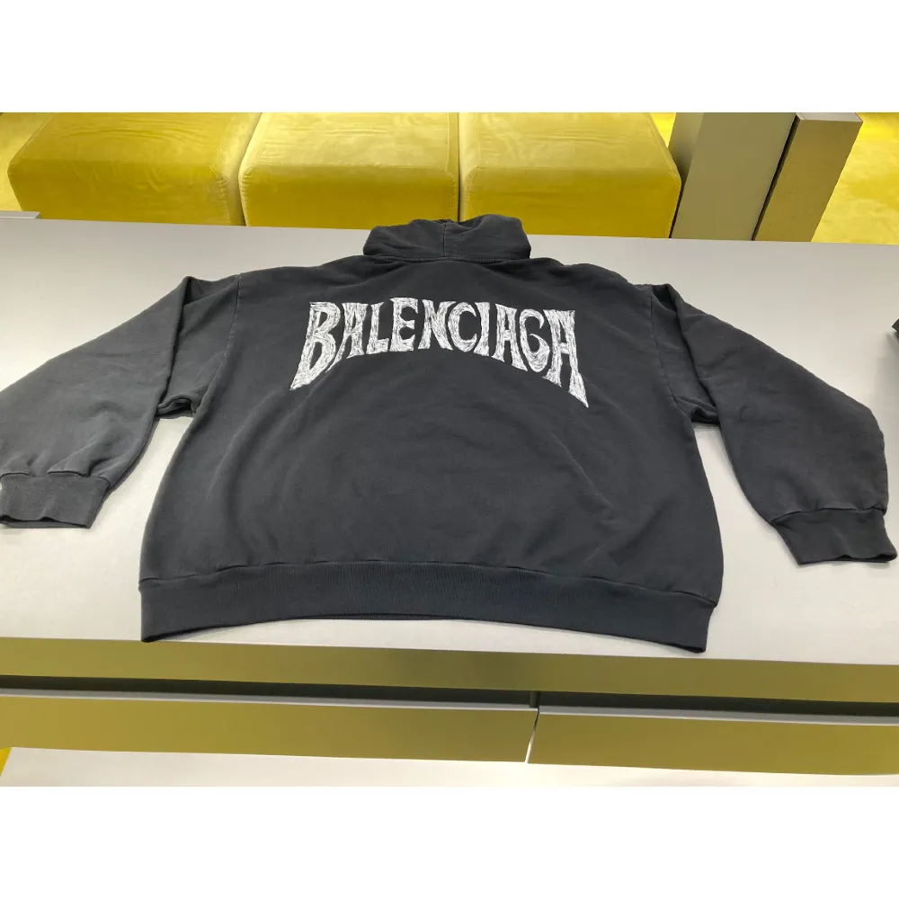 BALENCIAGA  |Pullovers Street Style Long Sleeves Plain Cotton Logo Luxury