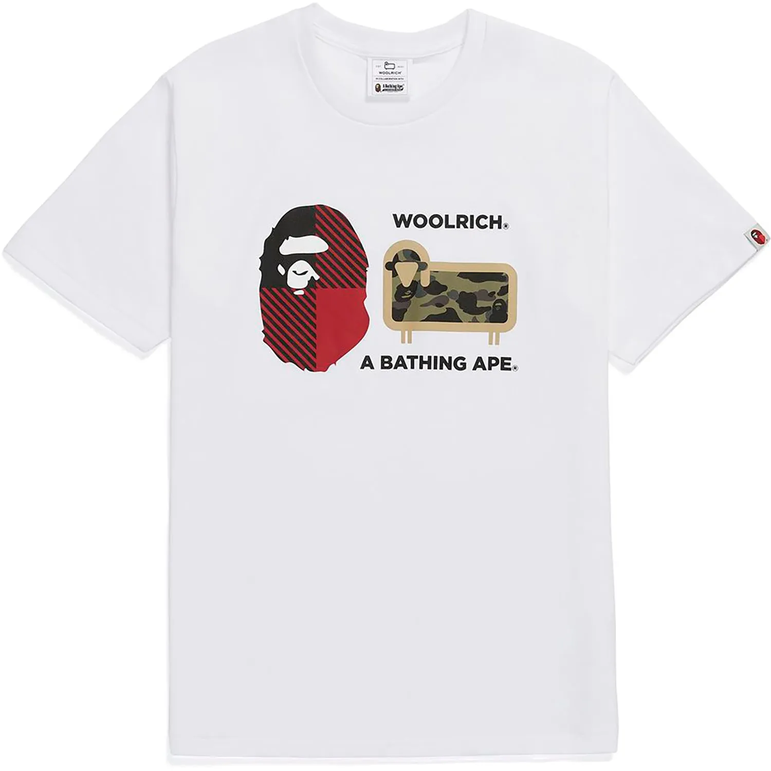 BAPE X WOOLRICH TEE MENS