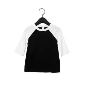 Bella + Canvas Toddler 3/4 Sleeve Baseball Tee