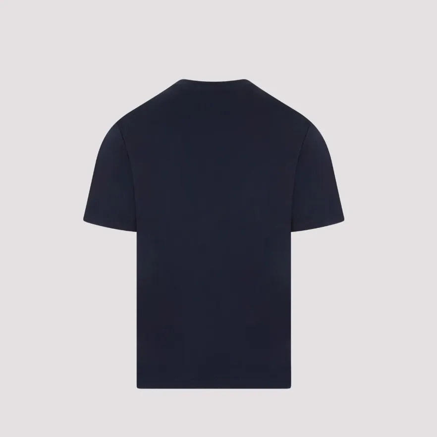 Berluti  |Crew Neck Pullovers Plain Cotton Short Sleeves Logo Luxury