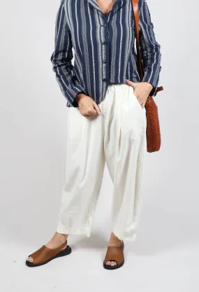 Bianco D Trousers In Mandorla