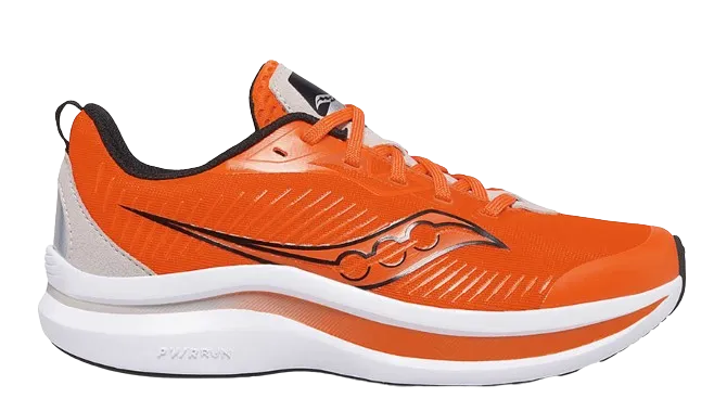 BIG KID'S ENDORPHIN KDZ SNEAKER - ORANGE/BLACK