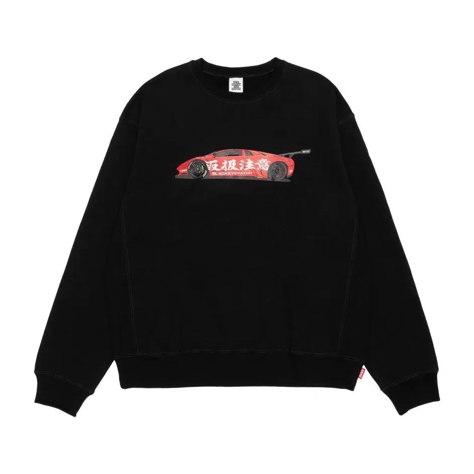 BlackEyePatch  |Pullovers Unisex Street Style Collaboration Long Sleeves