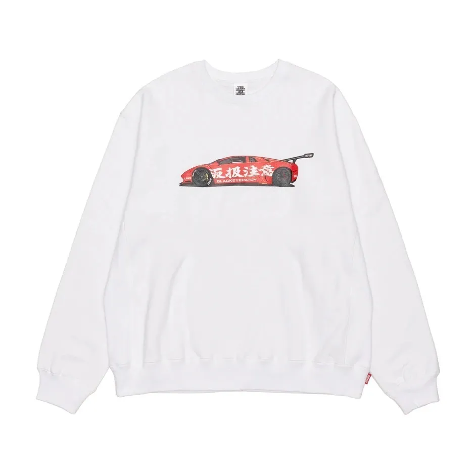 BlackEyePatch  |Pullovers Unisex Street Style Collaboration Long Sleeves