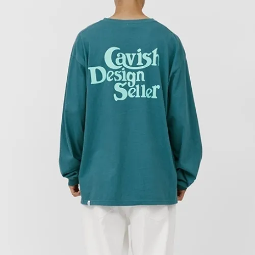 CAVISH  |Unisex Street Style Long Sleeves Long Sleeve T-shirt Logo