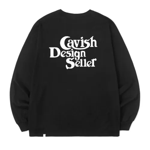 CAVISH  |Unisex Street Style Long Sleeves Long Sleeve T-shirt Logo