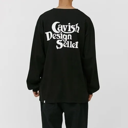 CAVISH  |Unisex Street Style Long Sleeves Long Sleeve T-shirt Logo