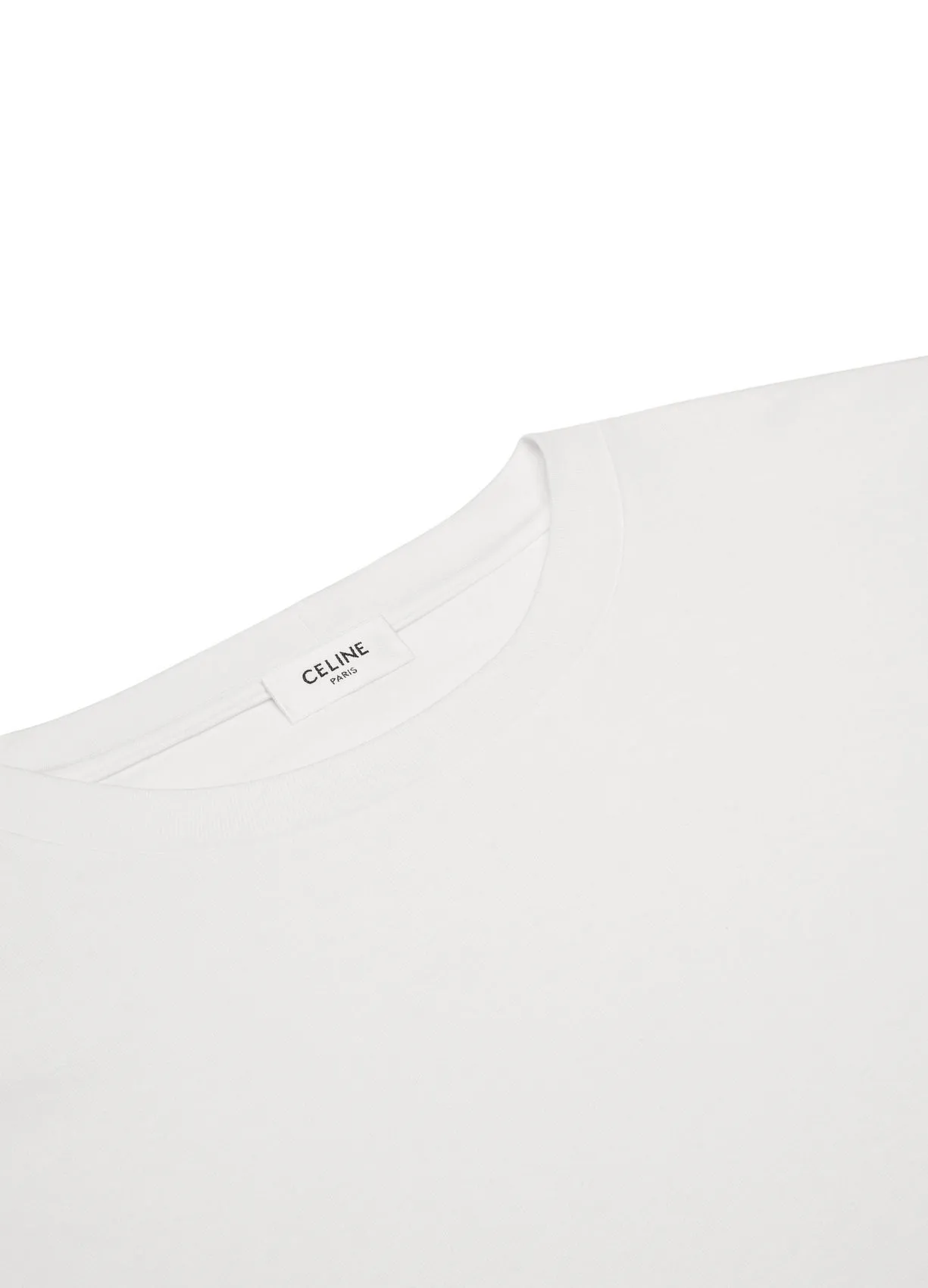 CELINE  |Crew Neck Pullovers Unisex Plain Cotton Short Sleeves Logo