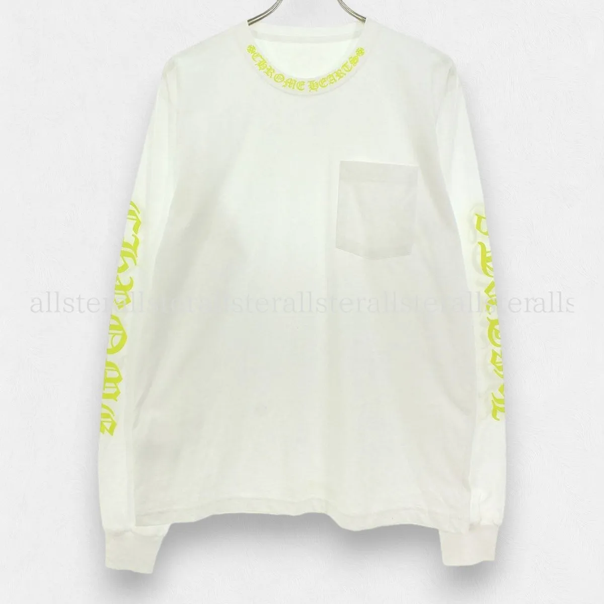 CHROME HEARTS  |Crew Neck Unisex Long Sleeves Plain Cotton