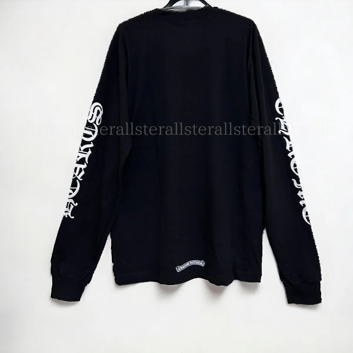 CHROME HEARTS  |Crew Neck Unisex Long Sleeves Plain Cotton