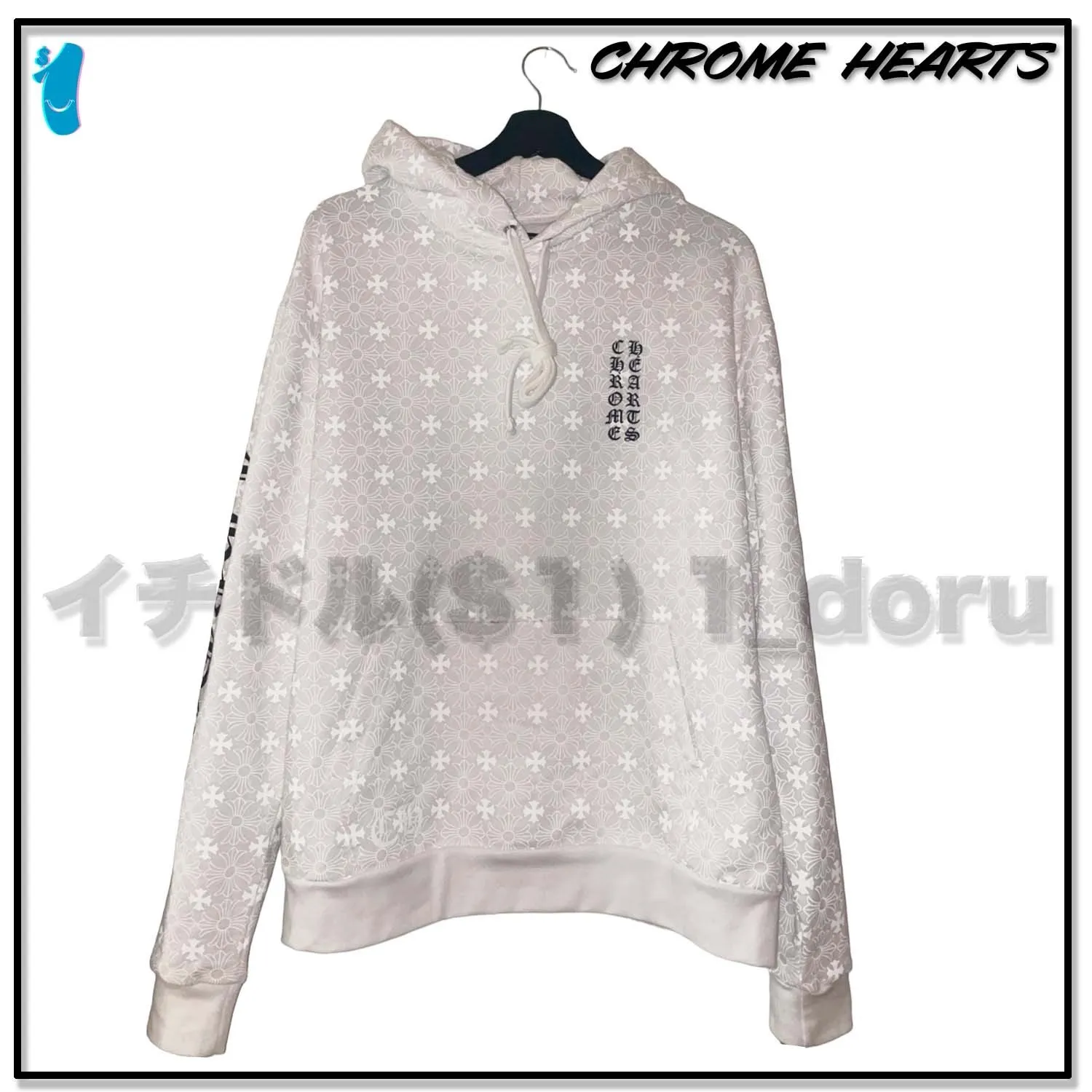 CHROME HEARTS  |Unisex Street Style Long Sleeves Cotton Logos on the Sleeves