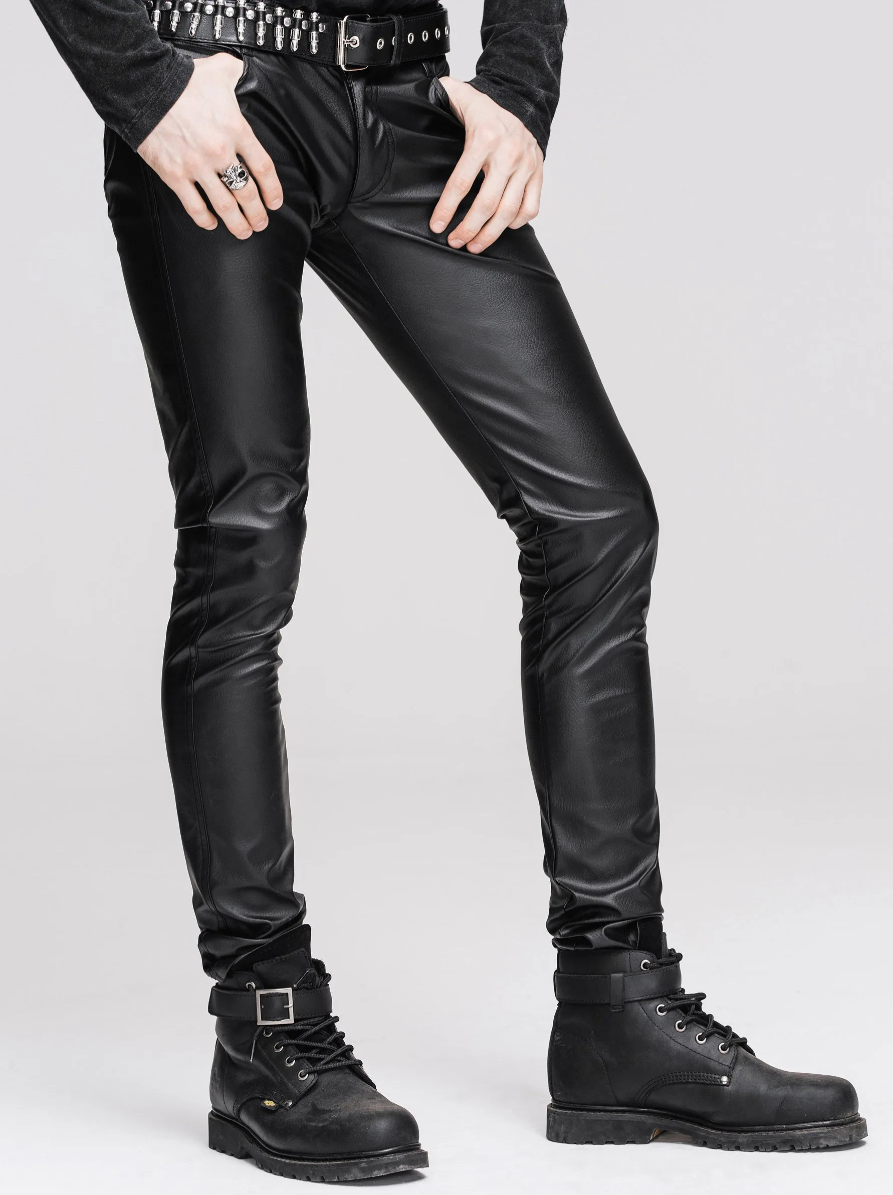 Classic Vegan Leather Pants