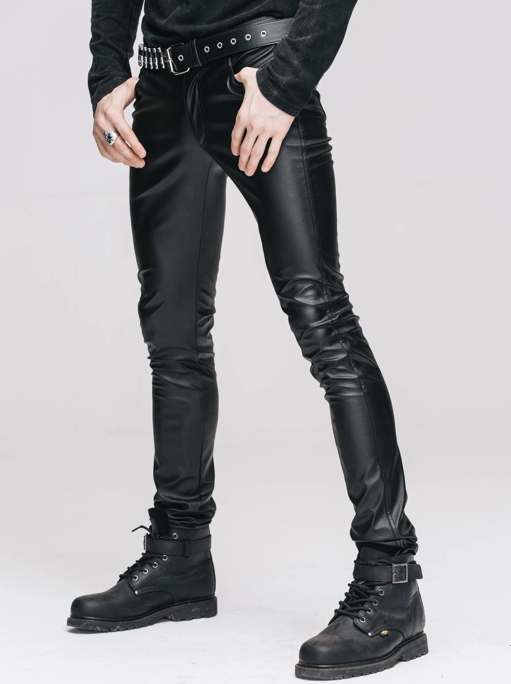 Classic Vegan Leather Pants