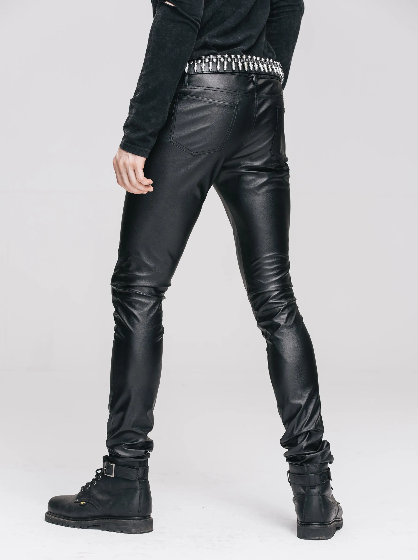 Classic Vegan Leather Pants