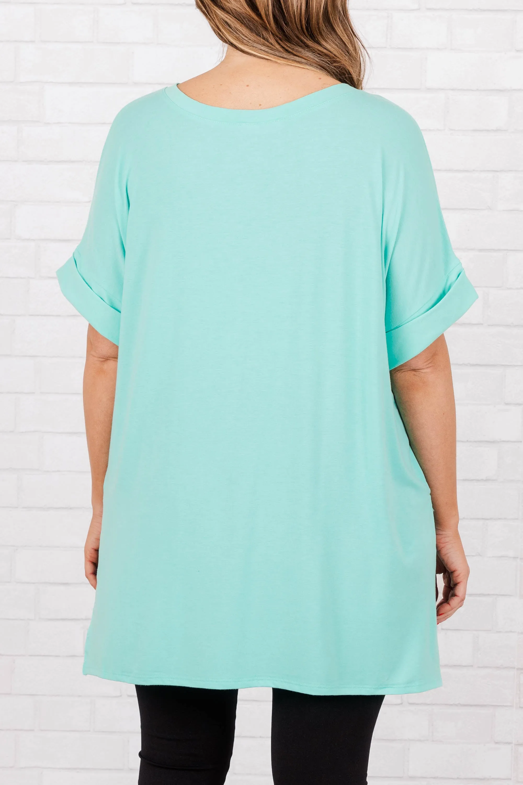 Comfy Travels Top, Mint