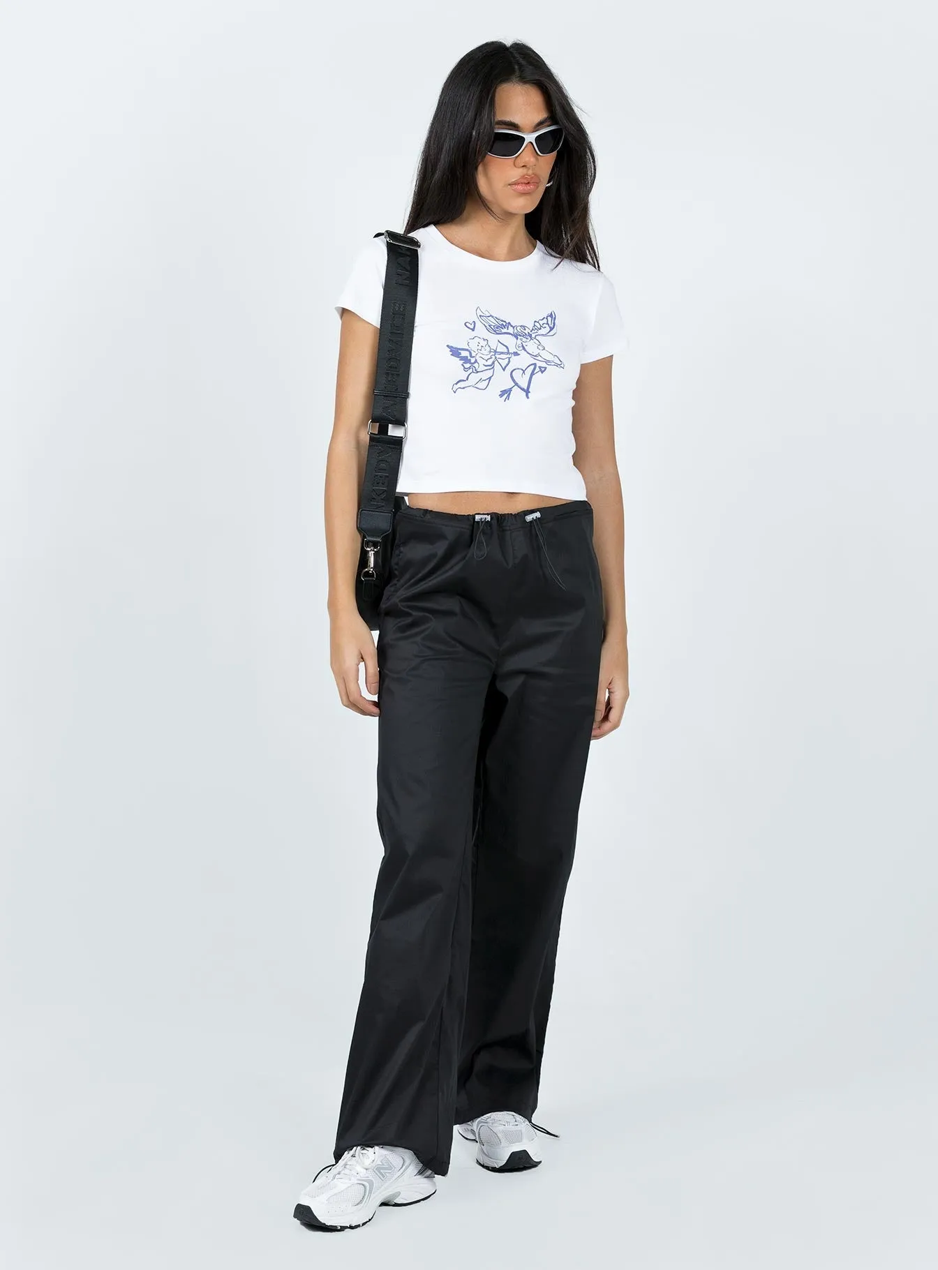 Connels Parachute Pants Black