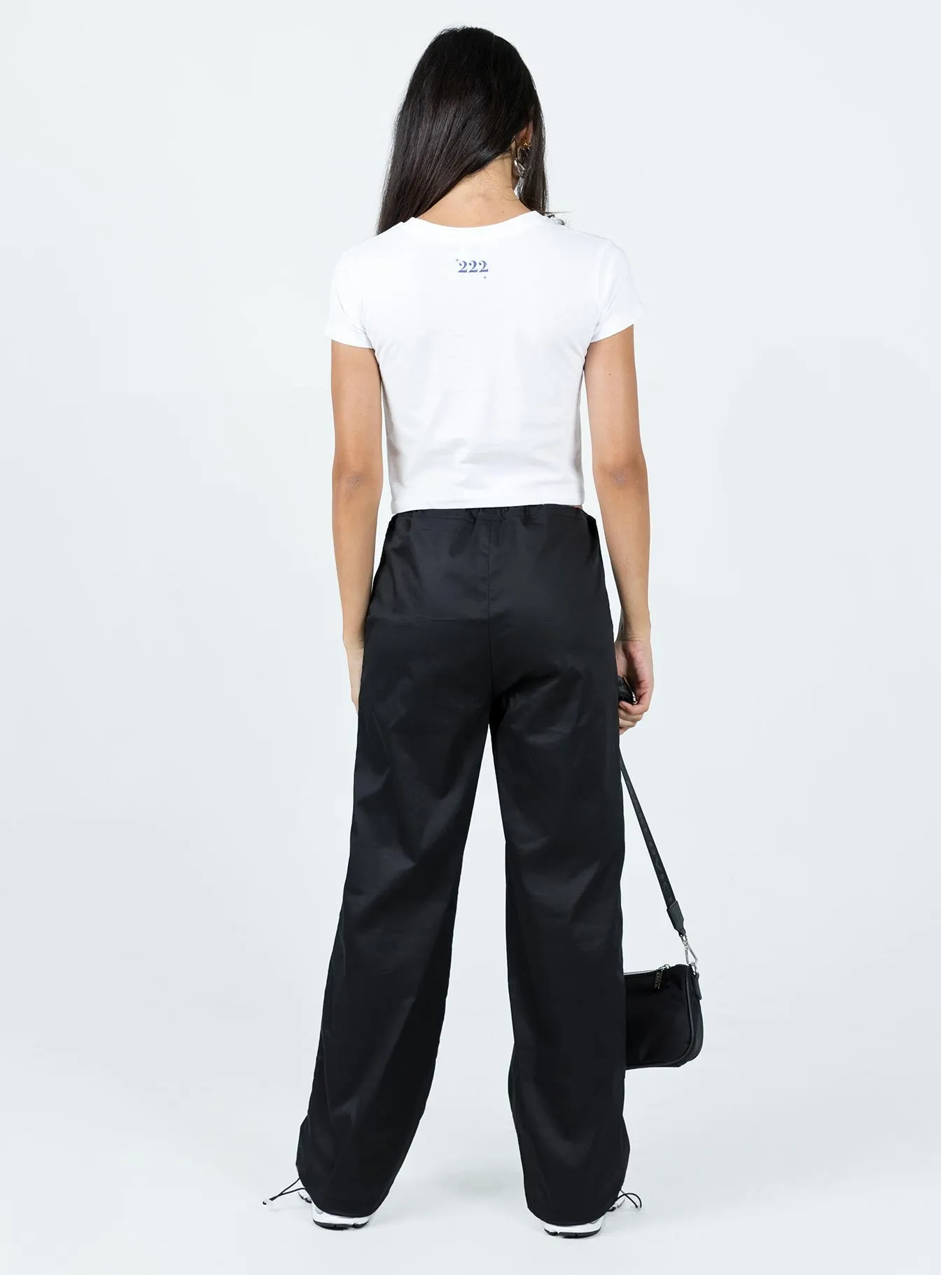 Connels Parachute Pants Black