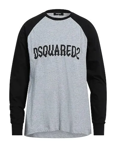 D SQUARED2  |Pullovers Long Sleeves Cotton Long Sleeve T-shirt Logo