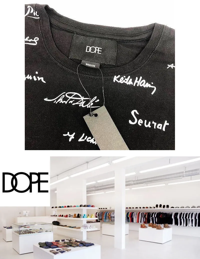 DOPE  |Crew Neck Pullovers Monogram Unisex Street Style Cotton