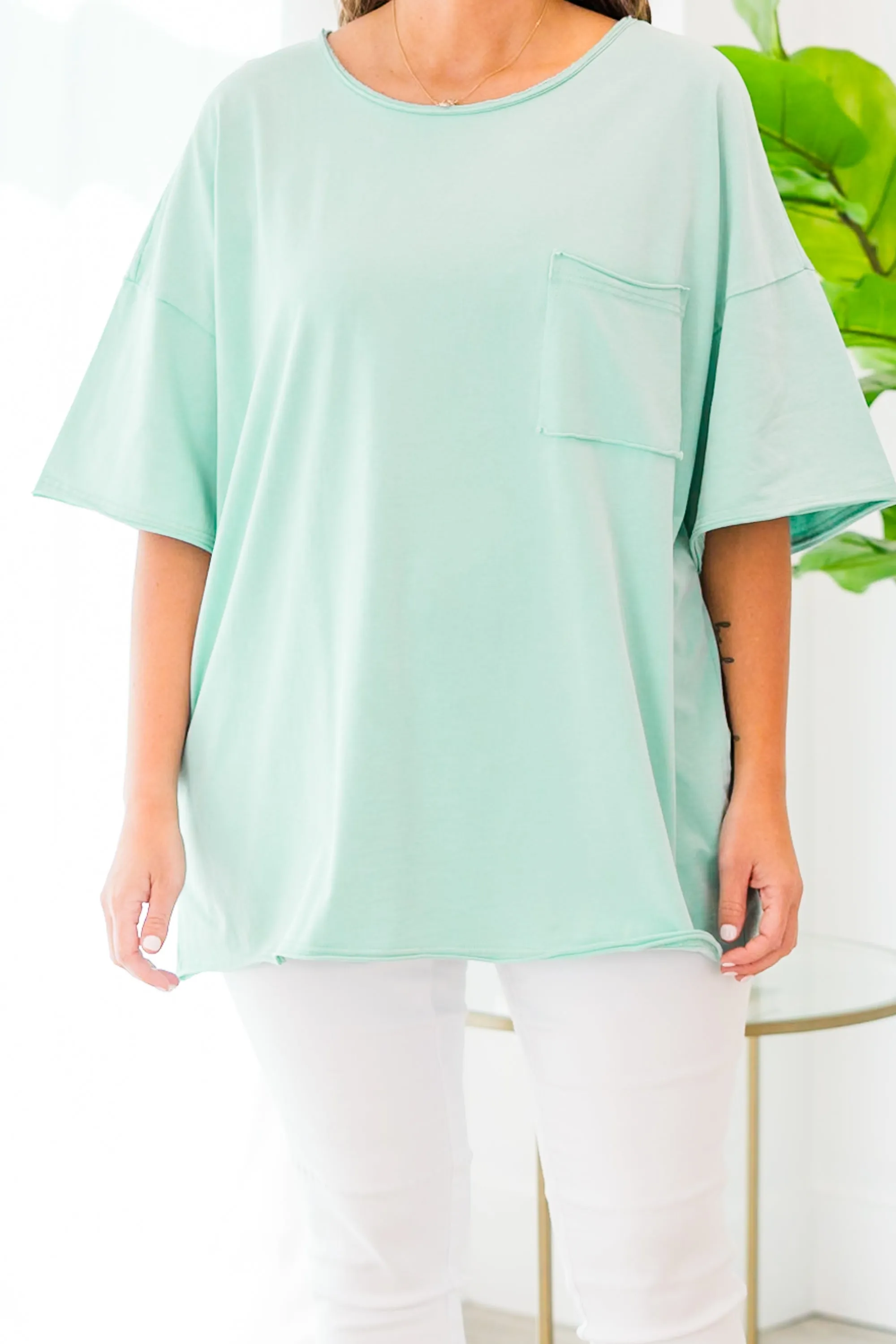 Encourage Change Top, Teal