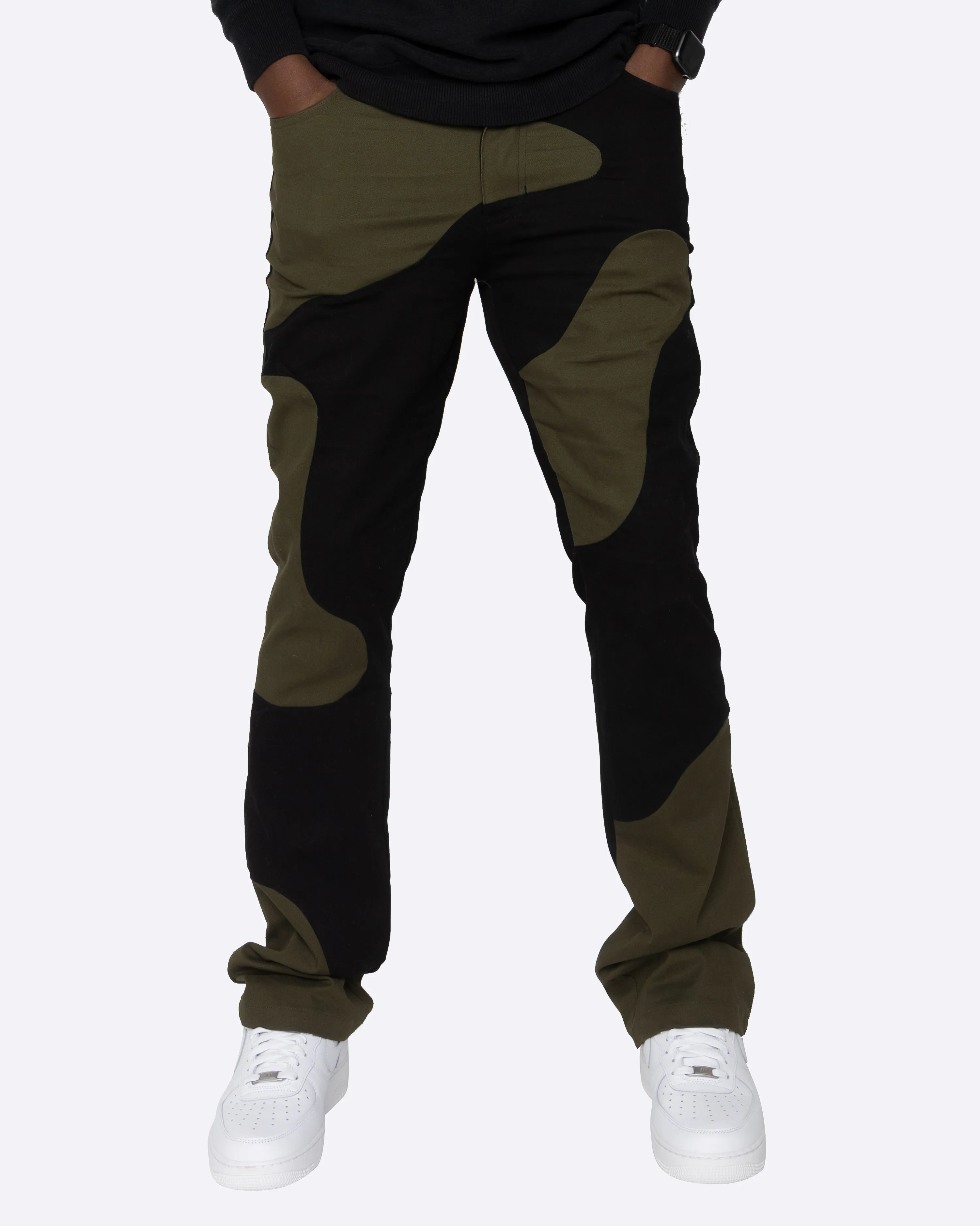 EPTM MARBLE PANTS- OLIVE