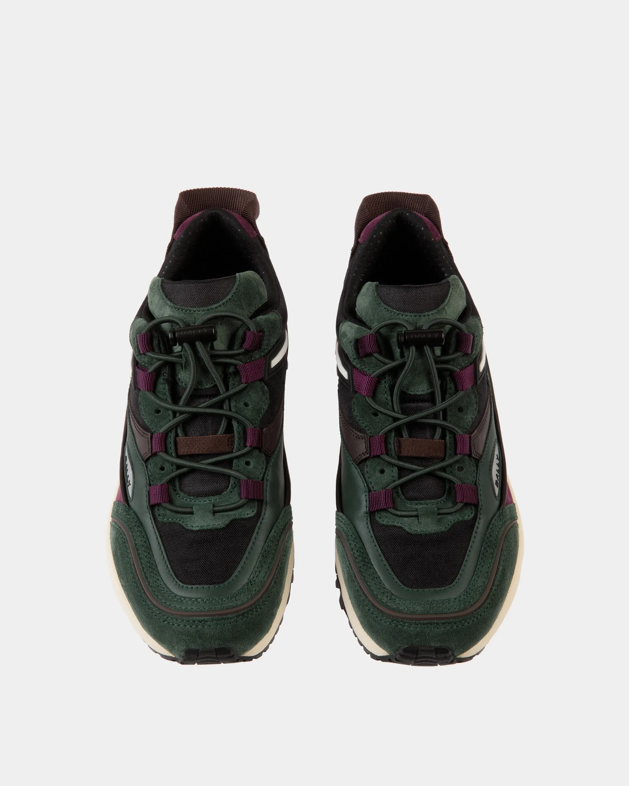 Faster Sneaker In Bottle Green Nylon 