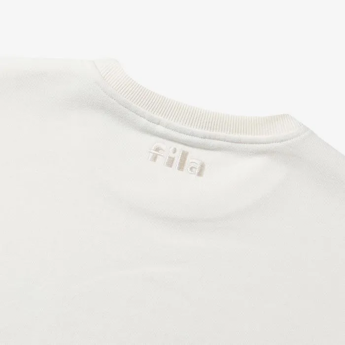 FILA  |Unisex Street Style Long Sleeves Logo Sweatshirts