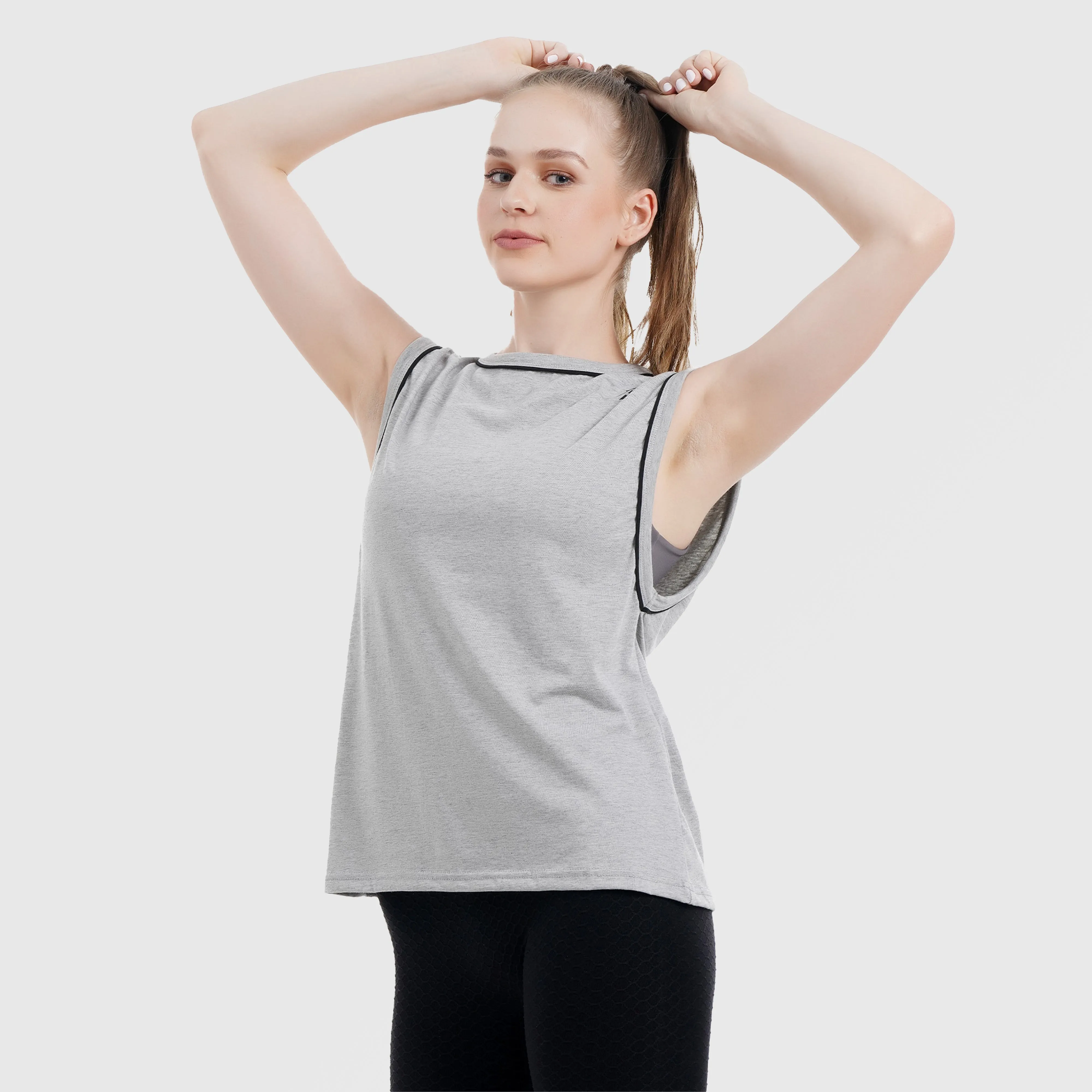 Fraction Tank (Heather Grey)