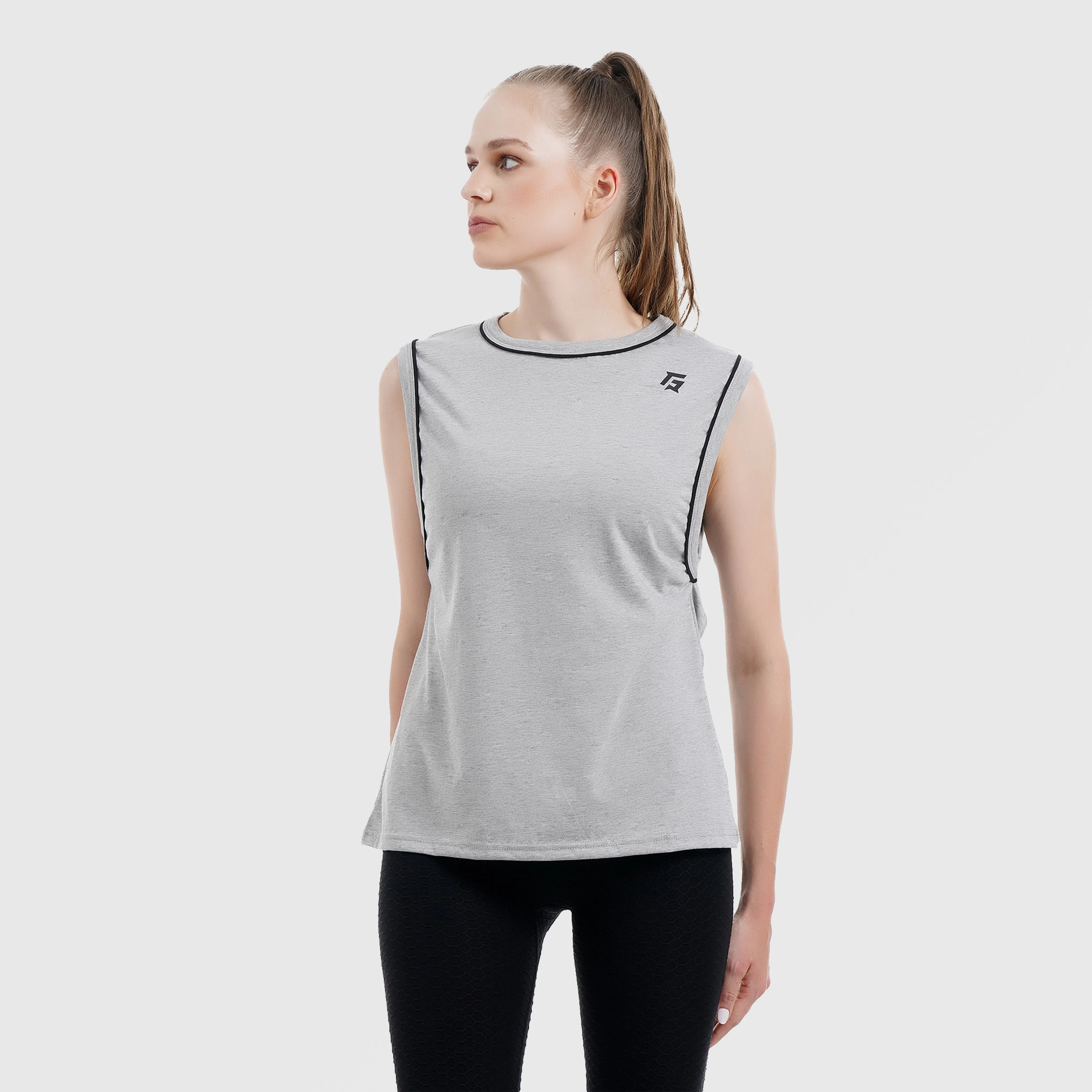 Fraction Tank (Heather Grey)