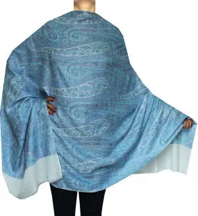 Gift Women's Paisley Wool Shawl Wrap India Clothes (82 x 42 inches)