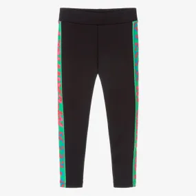 Girls Black Active Leggings